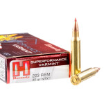 200 Rounds of .223 Ammo by Hornady Superformance - 35 gr NTX