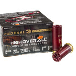 250 Rounds of 12ga Ammo by Federal High Over All - 1 ounce #8 shot