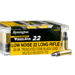 100 Rounds of .22 LR Ammo by Remington Performance WheelGun 22 - 39gr Truncated Cone Solid