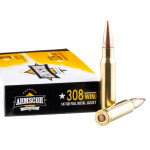 20 Rounds of .308 Win Ammo by Armscor - 147gr FMJ