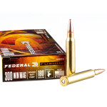 20 Rounds of .300 Win Mag Ammo by Federal - 180gr Fusion