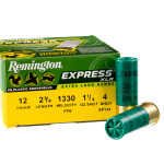 25 Rounds of 12ga Ammo by Remington Express XLR - 1-1/4 ounce #4 shot