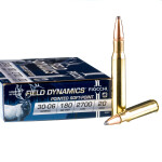 20 Rounds of 30-06 Springfield Ammo by Fiocchi Field Dynamics - 180gr PSP