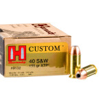 20 Rounds of .40 S&W Ammo by Hornady - 155gr JHP