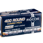 400 Rounds of 5.7x28mm Ammo by Fiocchi Combo Pack - 40gr FMJ & 40gr THP