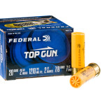 25 Rounds of 20ga Ammo by Federal Top Gun - 7/8 ounce #7 1/2 shot