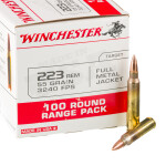 1000 Rounds of .223 Ammo by Winchester - 55gr FMJ