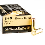 50 Rounds of 10mm Ammo by Sellier & Bellot - 180gr JHP