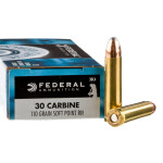 20 Rounds of .30 Carbine Ammo by Federal - 110gr SP