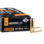 500  Rounds of .40 S&W Ammo by Prvi Partizan - 180gr JHP