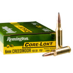 20 Rounds of 6mm Creedmoor Ammo by Remington Core-Lokt - 100gr PSP