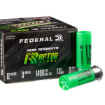 25 Rounds of 12ga Ammo by Federal Rob Roberts Raptor Steel - 1-3/8 ounce #3 steel shot