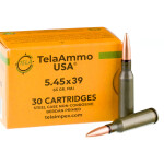 1500 Rounds of 5.45x39 Ammo by Tela Impex - 65gr FMJ