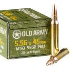 540 Rounds of 5.56x45 Ammo by Old Army - 55gr FMJ M193