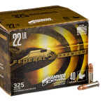 325 Rounds of .22 LR Ammo by Federal HammerDown - 40gr CPHP