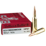 20 Rounds of 6.5 Creedmoor Ammo by Sellier & Bellot - 142gr HPBT