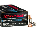 50 Rounds of 9mm Ammo by Winchester Ranger T-Series - 147gr JHP