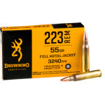 1000 Rounds of .223 Ammo by Browning - 55gr FMJ