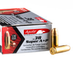 50 Rounds of .38 Super Ammo by Aguila - 130gr FMJ