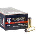 50 Rounds of .44 S&W Spl Ammo by Fiocchi - 200gr SJHP