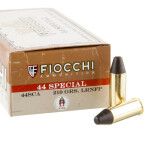 50 Rounds of .44 S&W Spl Ammo by Fiocchi - 210gr LRNFP