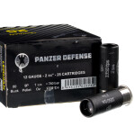 25 Rounds of 12ga Ammo by Panzer Defense Lequian Special HV - 00 Buck