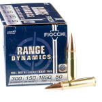50 Rounds of .300 AAC Blackout Ammo by Fiocchi - 150gr FMJBT