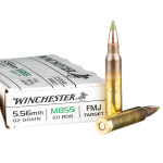 20 Rounds of 5.56x45 Ammo by Winchester - 62gr FMJ M855