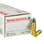 50 Rounds of .38 Spl Ammo by Winchester - 150gr LRN