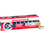 100 Rounds of 9mm Ammo by Winchester USA Target Pack - 115gr FMJ