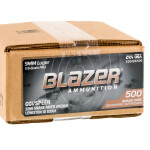 500 Rounds of 9mm Ammo by Blazer Brass - 115gr FMJ