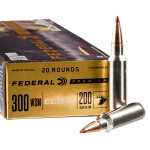 20 Rounds of .300 WSM Ammo by Federal - 200gr ELD-X
