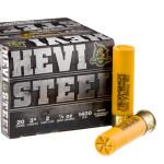 25 Rounds of 20ga Ammo by Hevi-Steel - 7/8 ounce #2 steel shot