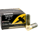 25 Rounds of 12ga Ammo by Fiocchi Golden Pheasant - 1 3/8 ounce #4 shot