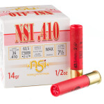 25 Rounds of .410 Ammo by NobelSport - 1/2 ounce #7 1/2 shot