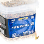 1375 Rounds of .22 LR Ammo by Federal BYOB - 36gr CPHP