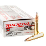 200 Rounds of 7.62x39 Ammo by Winchester Super-X - 123gr SP