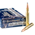 20 Rounds of 30-06 Springfield Ammo by Fiocchi - 150gr SPBT