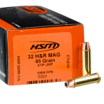 50 Rounds of .32 H&R Magnum Ammo by HSM - 85gr XTP JHP