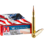 20 Rounds of .270 Win Ammo by Hornady American Whitetail - 130gr SP