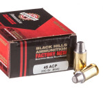 20 Rounds of .45 ACP Ammo by Black Hills Ammunition - 200gr Semi-Wadcutter