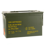 1000 Rounds of 5.56x45 Ammo by Prvi Partizan in Ammo Can - 55gr FMJBT M193