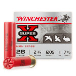 250 Rounds of 28ga Ammo by Winchester Super-X - 1 ounce #7 1/2 shot