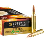 500 Rounds of .223 Rem Ammo by Federal Tactical TRU - 69gr HPBT MatchKing