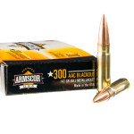 200 Rounds of .300 AAC Blackout Ammo by Armscor - 147gr FMJ