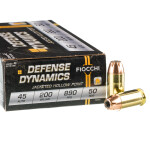 500 Rounds of .45 ACP Ammo by Fiocchi - 200gr JHP