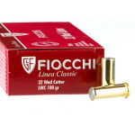 50 Rounds of .32S&W Long Ammo by Fiocchi - 100 gr Lead Wadcutter
