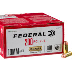 200 Rounds of 10mm Ammo by Federal Champion - 180gr FMJ