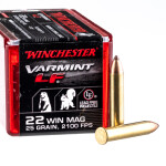 50 Rounds of .22 WMR Ammo by Winchester Varmint LF - 25gr NTX