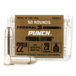 50 Rounds of .22 LR Ammo by Federal Punch - 29gr FN